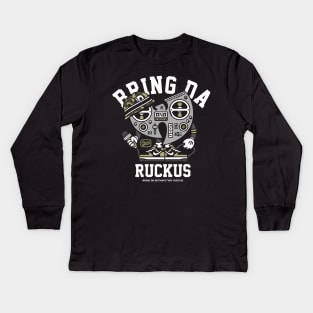 Wu Wednesdays / Bring Da Ruckus Kids Long Sleeve T-Shirt